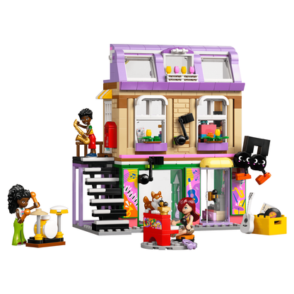 LEGO - Le Magasin de Musique et l'Appartement Friends *Boite Endommagée*-music-store&-apartment-costco-42653-2642653-3