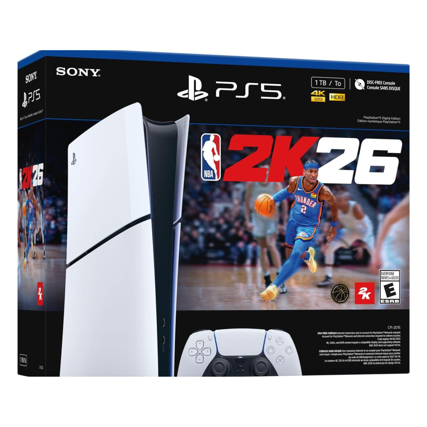 SONY - Ensemble PlayStation 5 Édition Numérique 1 To NBA 2K26-bundle-digital-edition-costco-9577898-3
