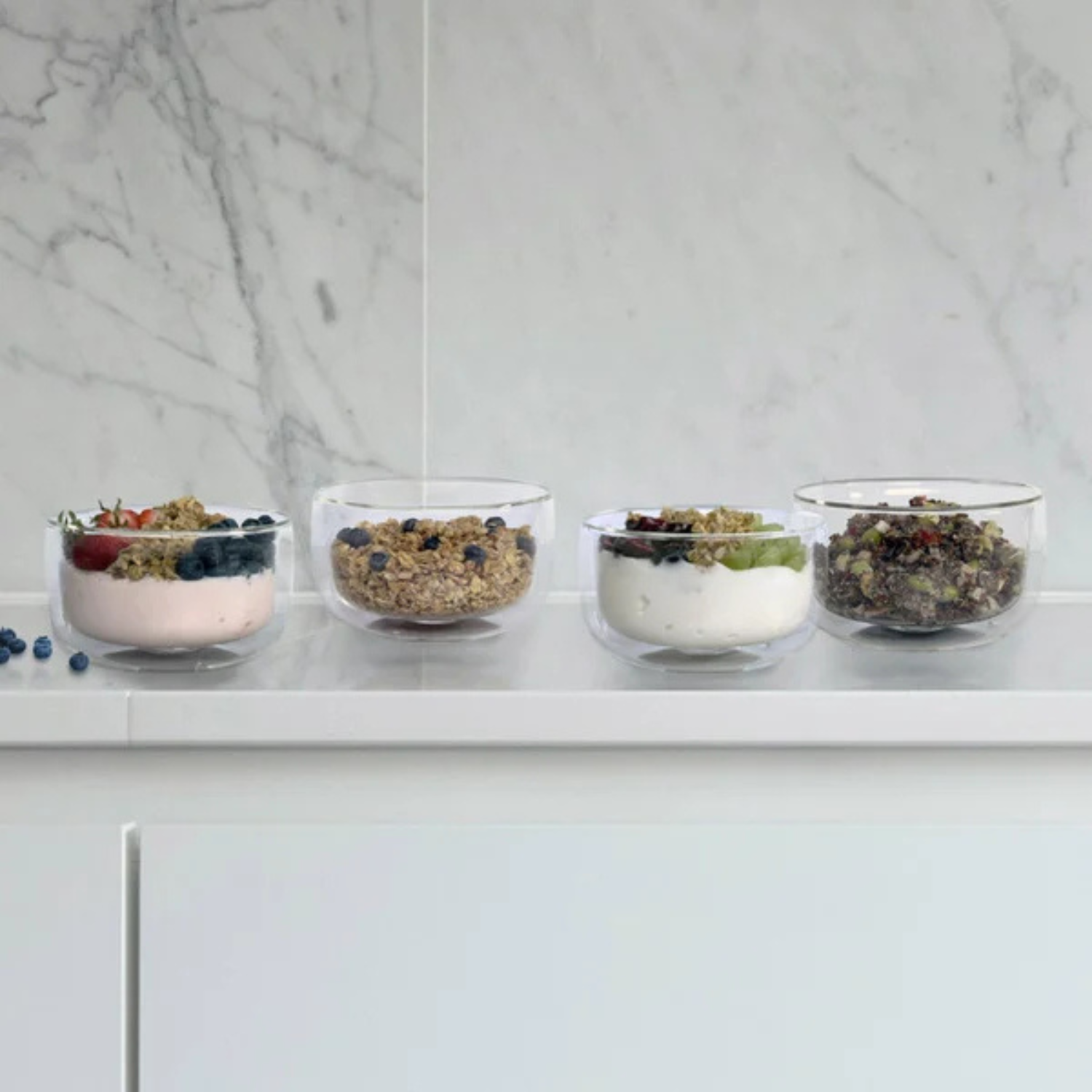 HENCKELS - Ensemble de 6 Bols en Verre à Double Paroi-piece-double-wall-glass-bowl-costco-1834639-3