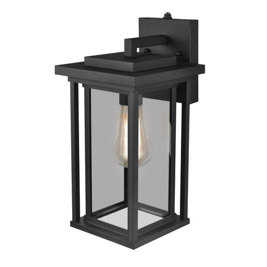GOODEARTH LIGHTING - Lanterne Murale À DEL Extérieur-outdoor-LED-wall-lantern-noire-mat-black-matte-costco-1806310-4