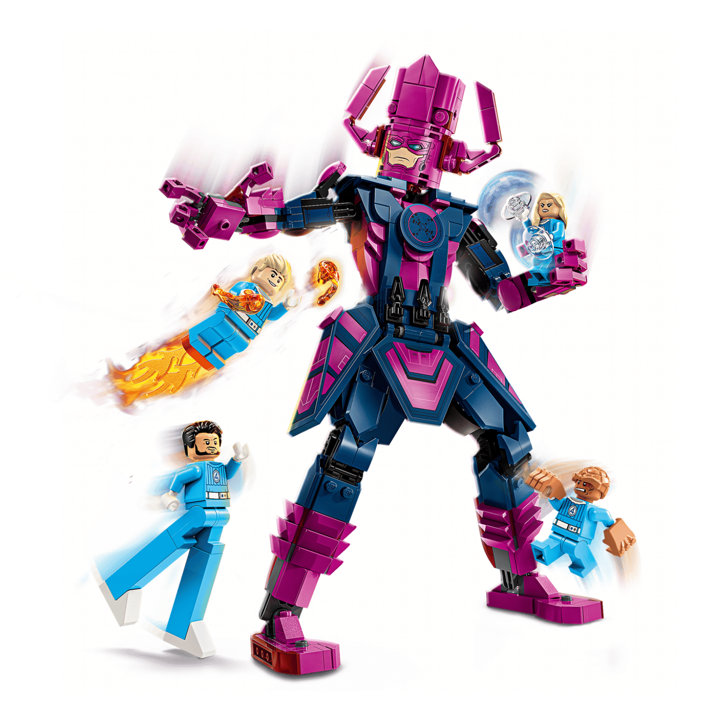 LEGO - Les Quatre Fantastiques Contre la Figurine à Construire de Galactus Marvel *Boite Endommagée*-fantastic-four-vs-galactus-construction-figure-costco-76316-2576316-5