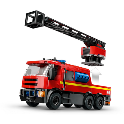 LEGO - La Caserne et le Camion de Pompiers CITY 60414-fire-station-truck-and-4