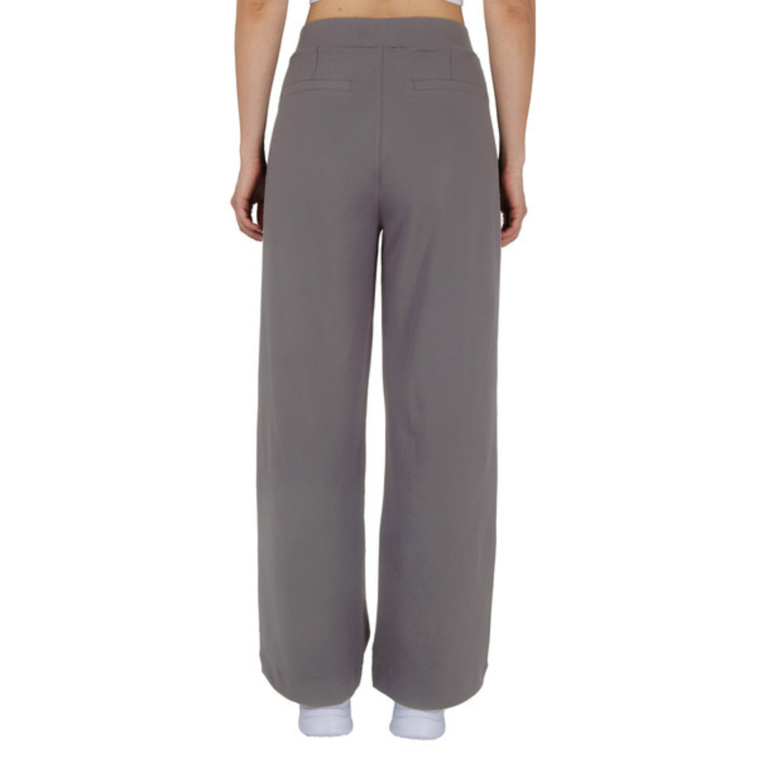 REFLEX - Pantalon Plissé en Tricot pour Femme-KNIT-PLEADED-TROUSER-PANT-COSTCO-1908930-GRIS-GREY-2