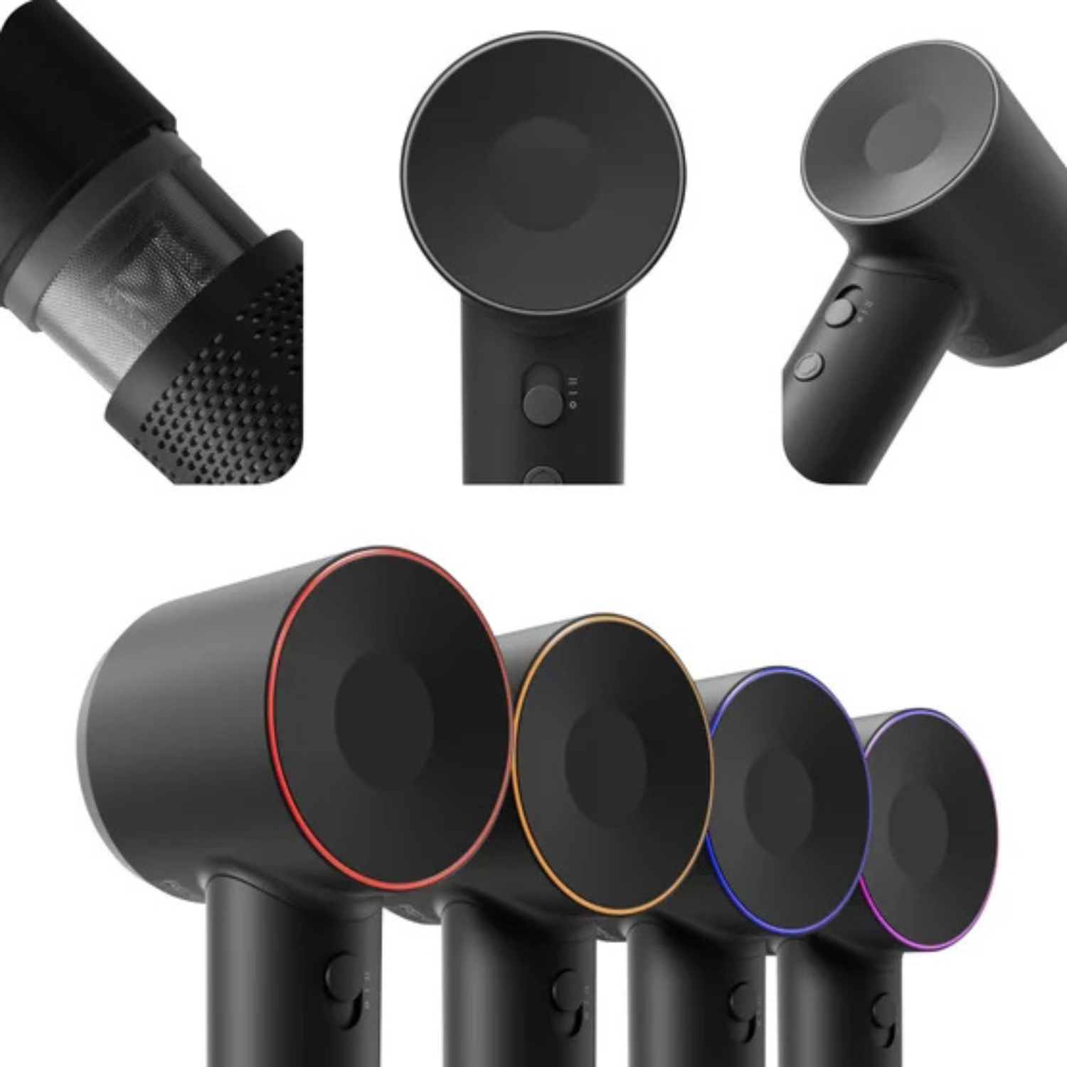 LAIFEN - Sèche-Cheveux avec 3 Embouts SE *Boite Ouverte*-nozzle-hair-dryer-with-costco-2876543- LFN32SSECST-PUR-black-noir-4