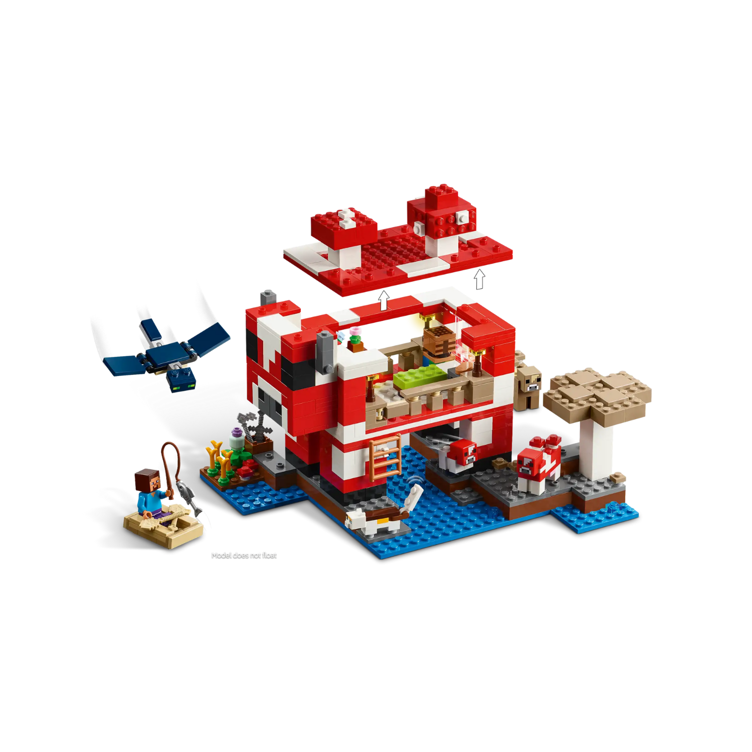 LEGO - La Maison Mooshroom Minecraft 21270-the-house-costco-2521270-4