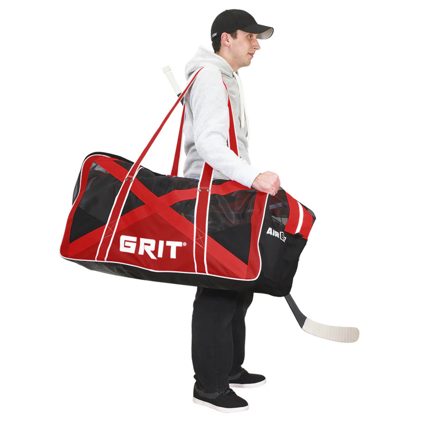 GRIT - Sac de Hockey AirBox *Boite Ouverte*-hockey-bag-costco-1917688-red-rouge-4