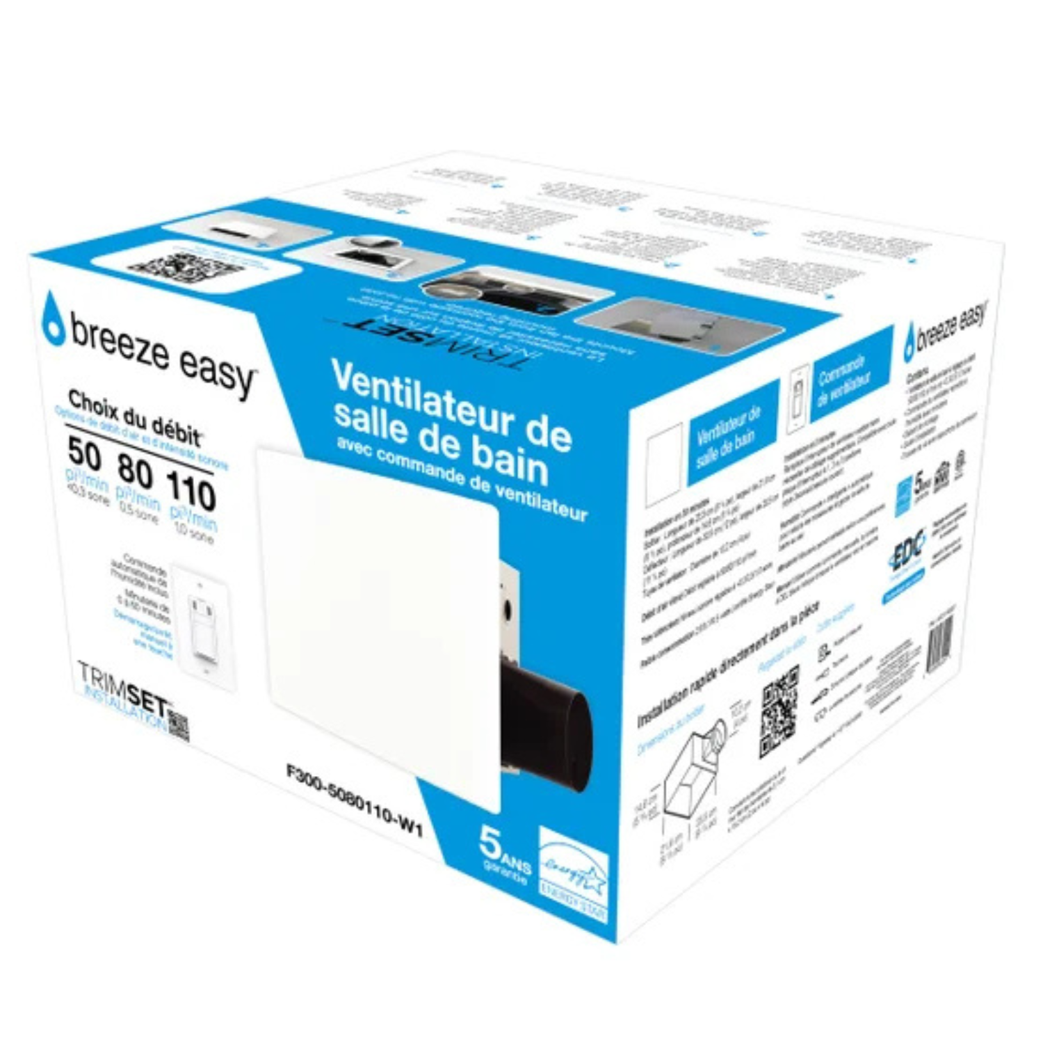 DEW STOP - Ventilateur de Salle de Bain Breeze Easy-BATHROOM-EXAUST-FAN-COSTCO-5192227-F300-5080110-W1-4
