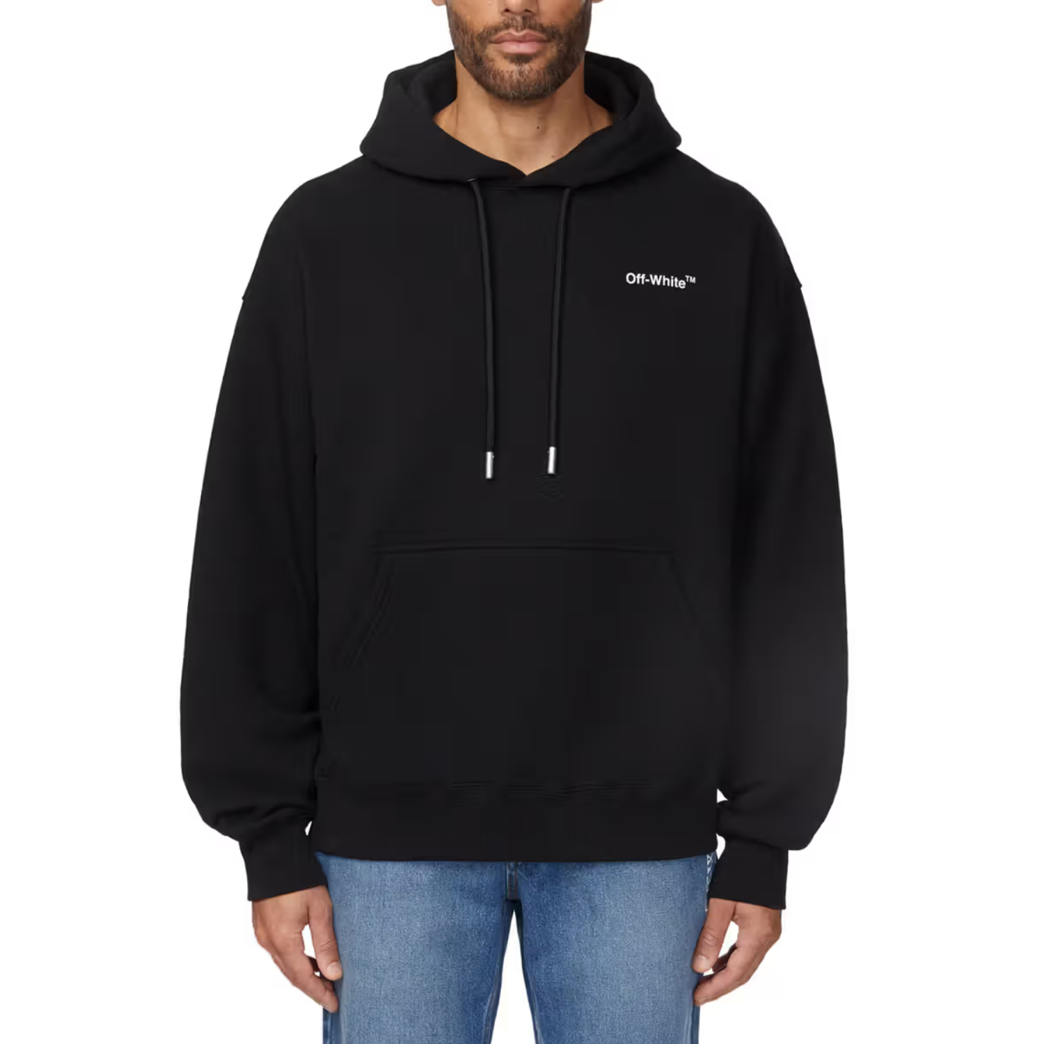 OFF-WHITE - Chandail à Capuche pour Homme-Mens-Hoodie-noir-black-1993544