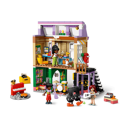 LEGO - Le Magasin de Musique et l'Appartement Friends *Boite Endommagée*-music-store&-apartment-costco-42653-2642653-4