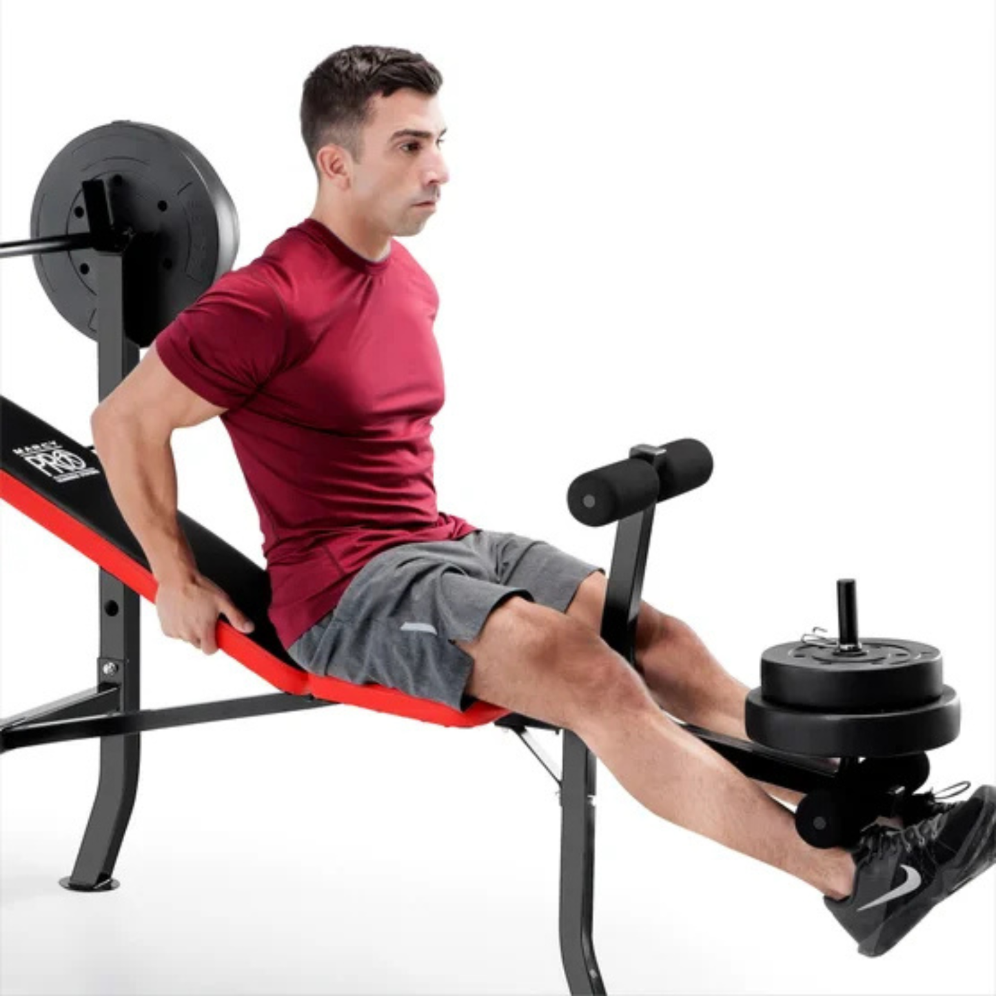 MARCY PRO - Banc de Musculation Standard avec Ensemble de Disques de 100 lb *Boite Ouverte*-bench-weight-set-45,4 kg-costco-1280967-pm-2084-5