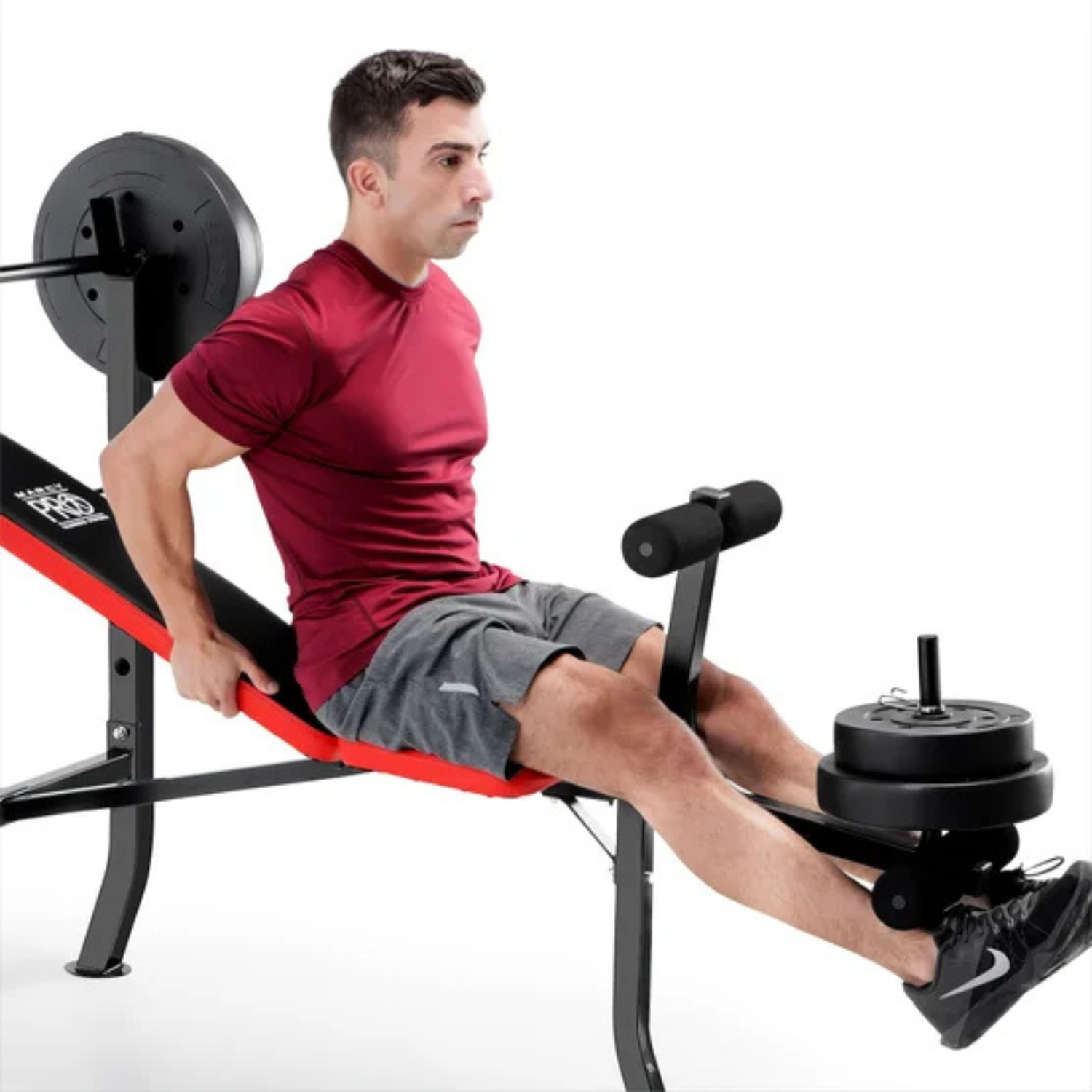MARCY PRO - Banc de Musculation Standard avec Ensemble de Disques de 100 lb *Boite Ouverte*-bench-weight-set-45,4 kg-costco-1280967-pm-2084-5