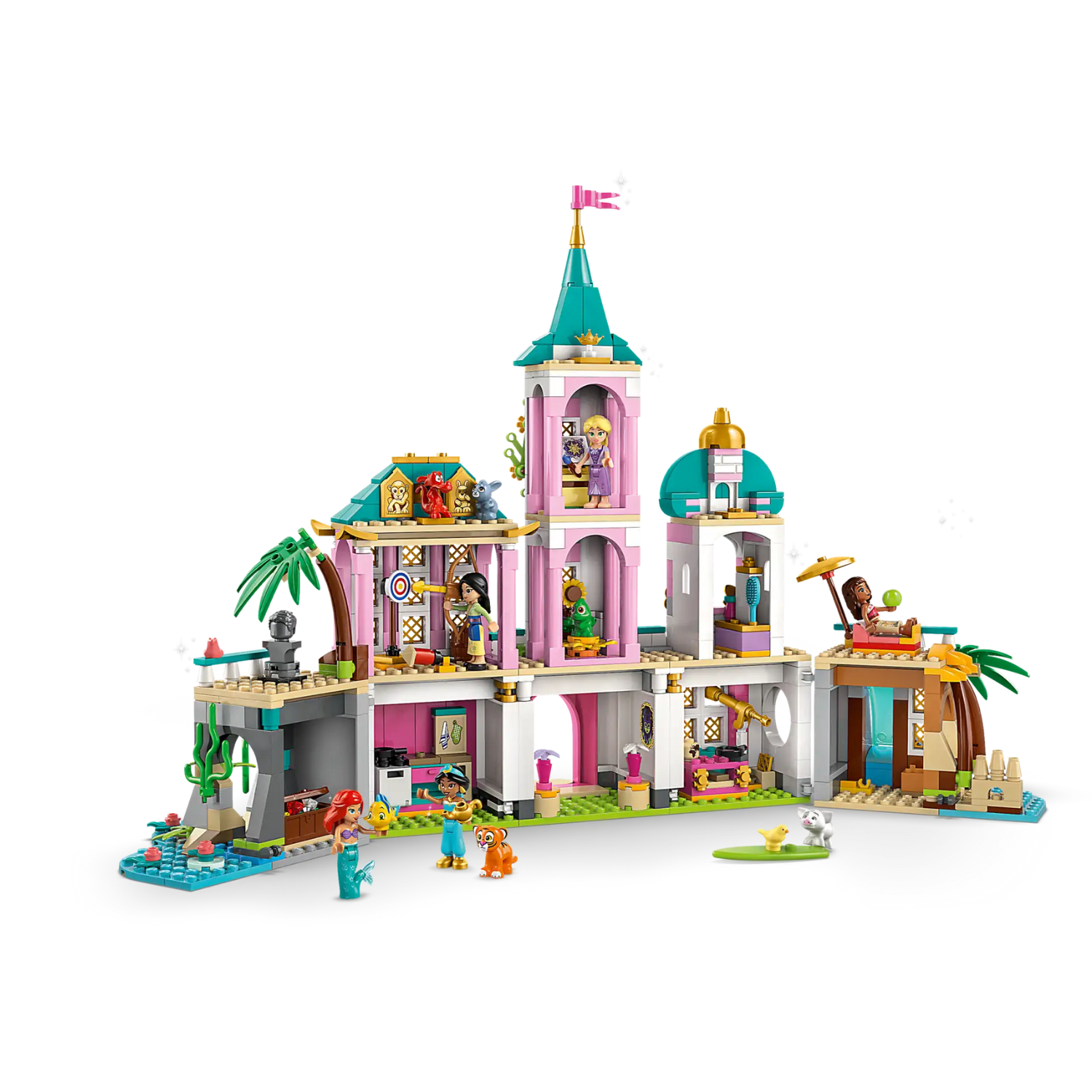 LEGO - Le Château des Princesses et les Animaux Royaux Disney 43267-princess-castle-&-royal-pets-costco-5