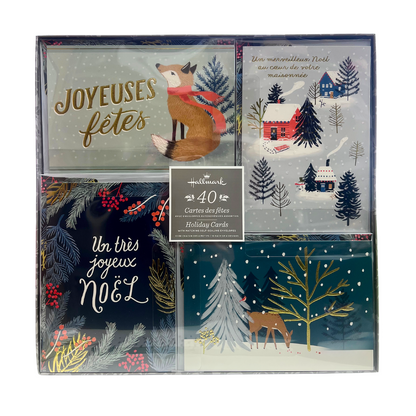 HALLMARK - Ensemble de 40 Cartes des Fêtes-pack-holiday cards-french-only04