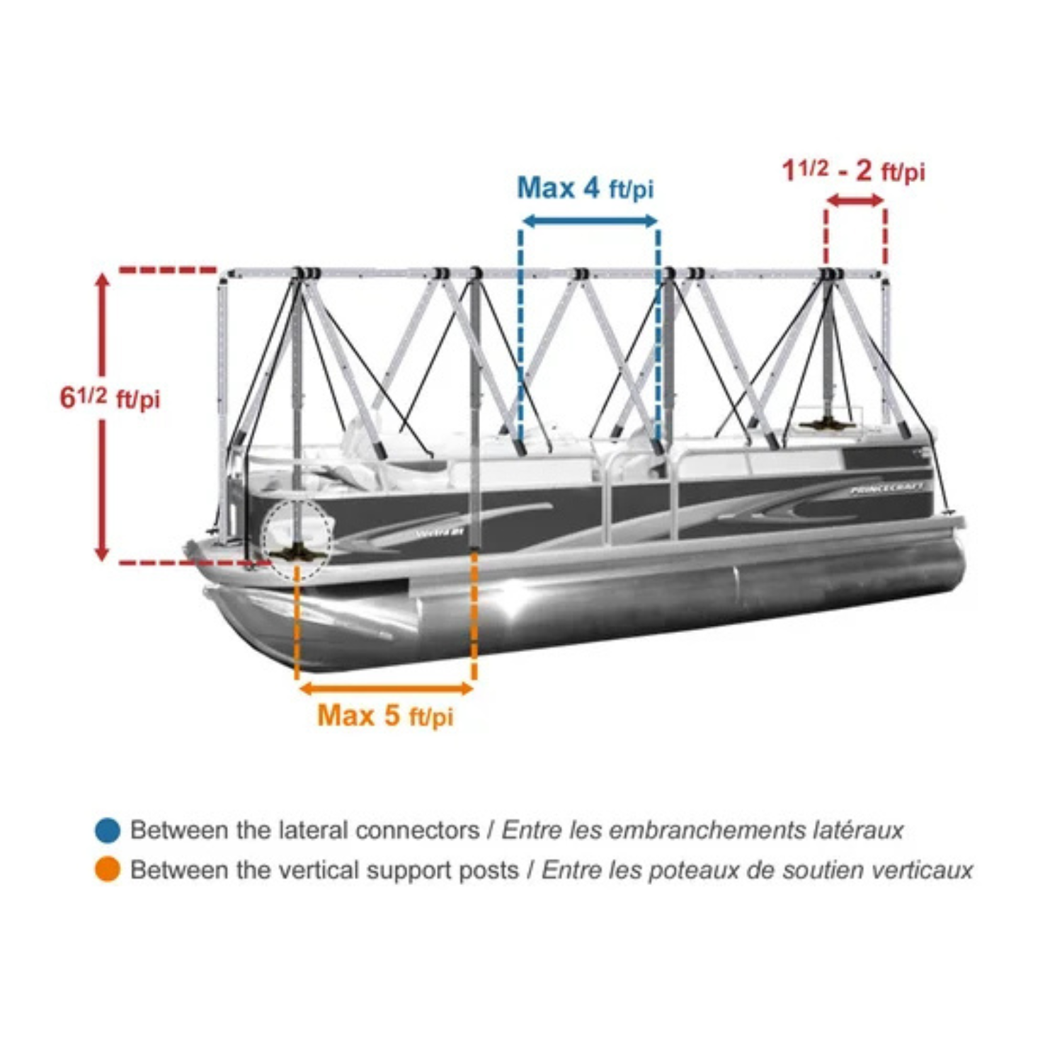 NAVIGLOO - Système d'Abri pour Bateau de 20-23 pi-boat-shelter-system-ft-costco-1253933-5