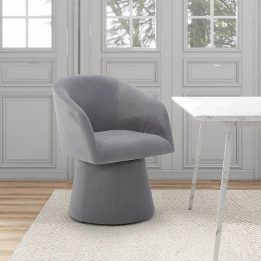 AIDEN & IVY - Chaise Pivotante en Tissu-fabric-swivel-chair-costco-1752724-gris-grey-5