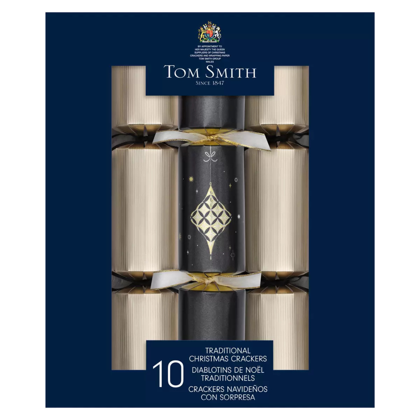 TOM SMITH - Paquet de 10 Diablotins de Noël Traditionnels-or-gold-costco-138965
