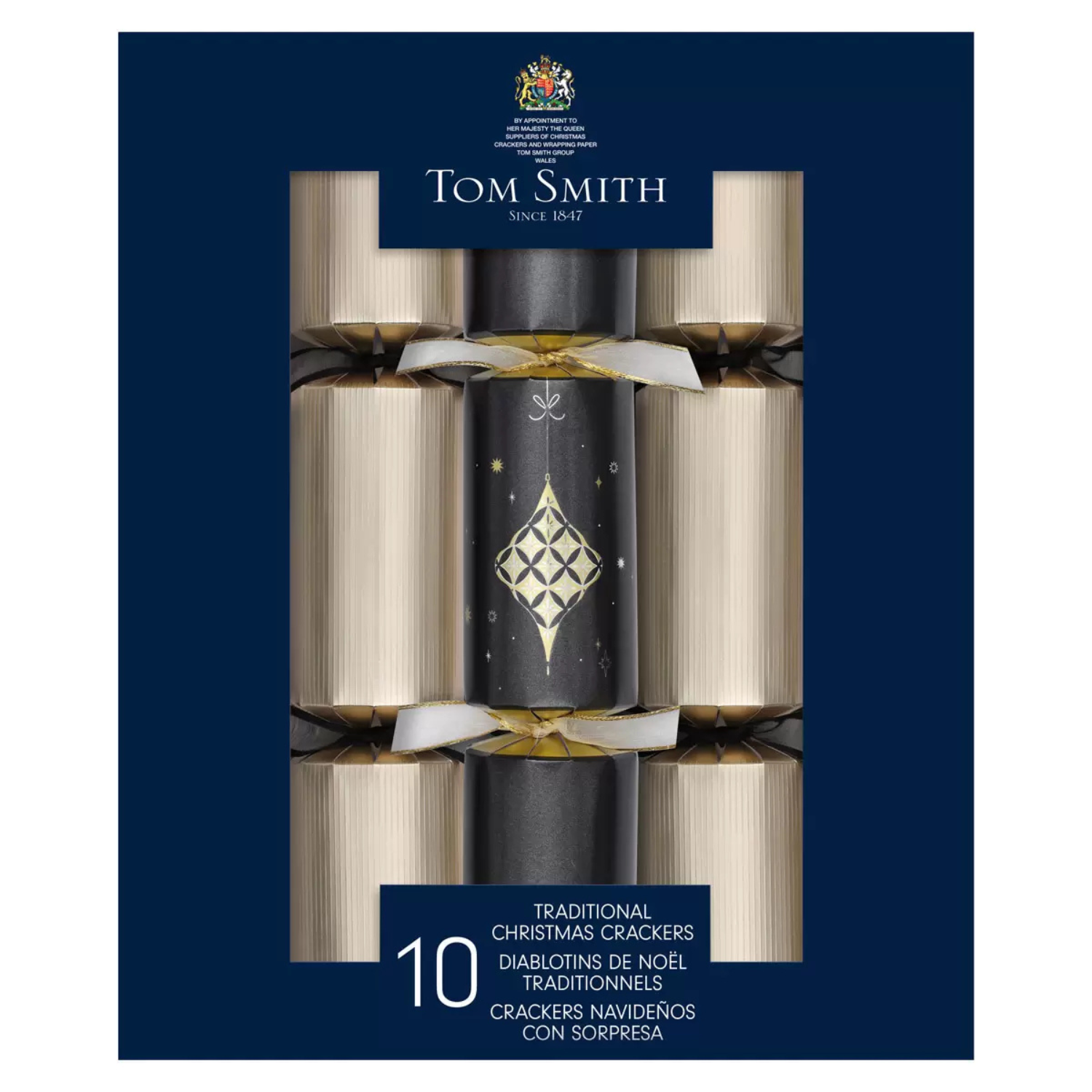 TOM SMITH - Paquet de 10 Diablotins de Noël Traditionnels-or-gold-costco-138965