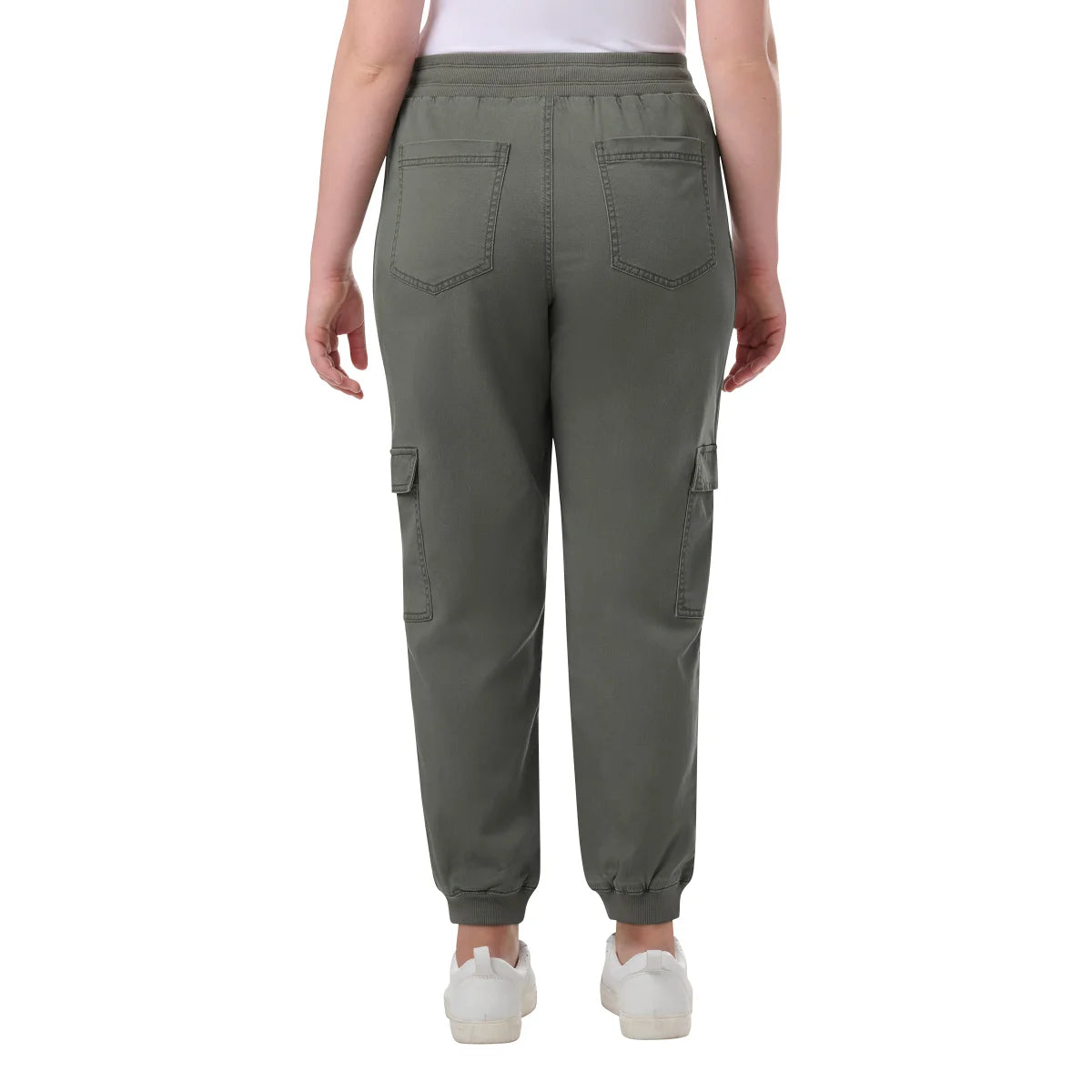 SLENDID - Pantalon Cargo pour Femme-Womens-Cargo-jogger-Vert-Kaki-Green-1915720-1926592