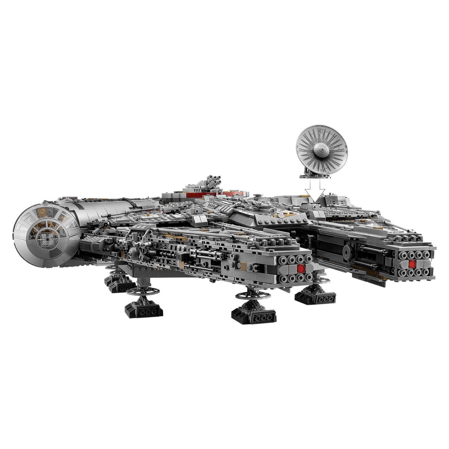 LEGO - Vaisseau Millennium Falcon Star Wars 75192 *Boite Ouverte*-battleship-costco-575192-5075192-6