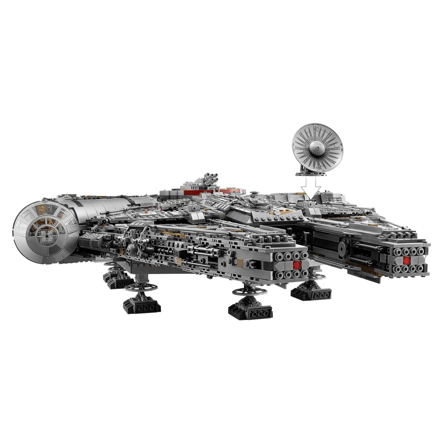 LEGO - Vaisseau Millennium Falcon Star Wars 75192 *Boite Ouverte*-battleship-costco-575192-5075192-6
