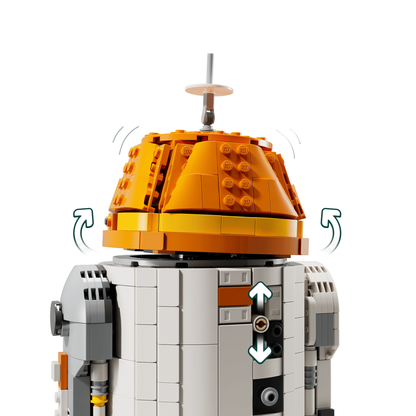 LEGO - Le Droïde Astromécano Chopper (C1-10P) Star Wars 75416 *Boite Endommagée*