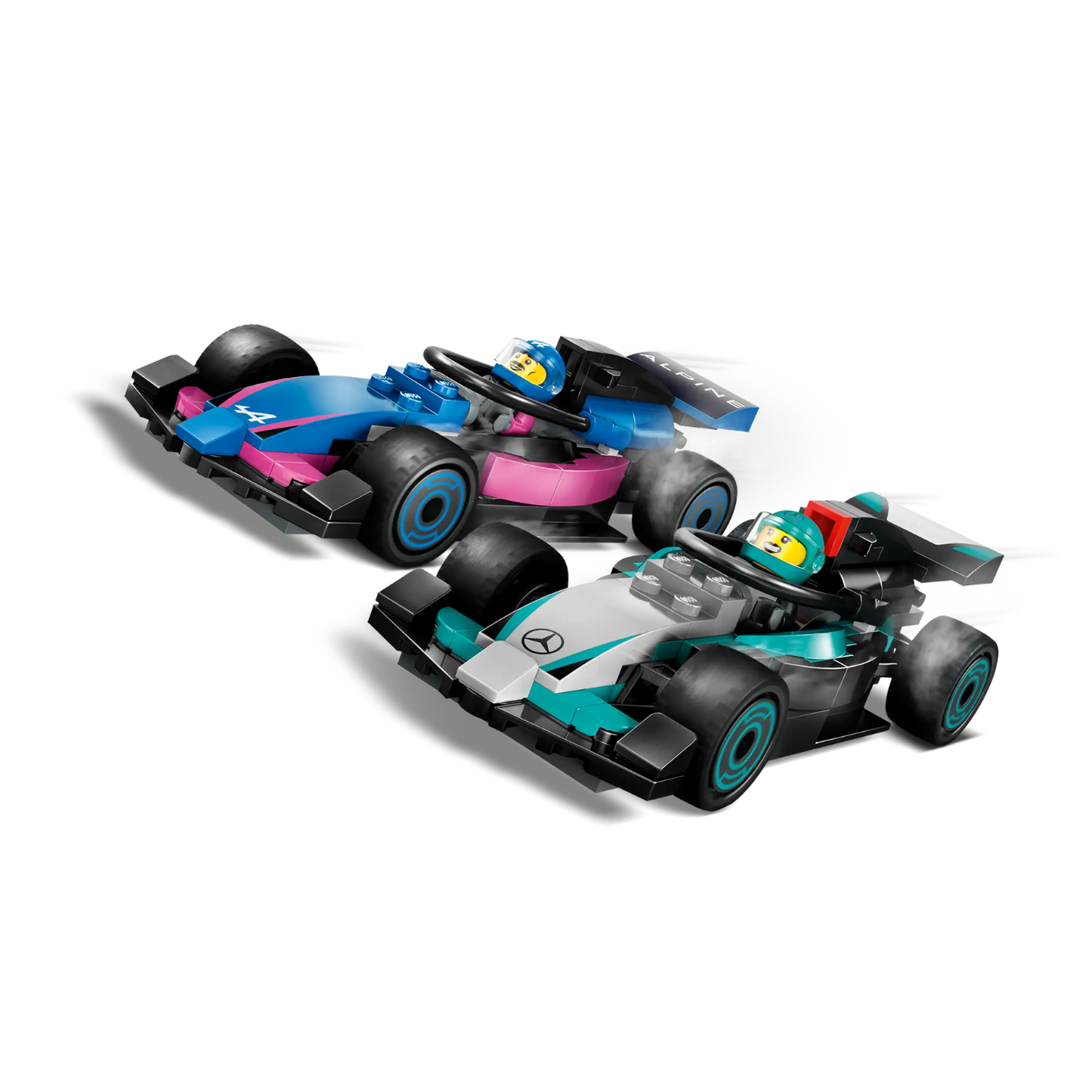 LEGO - Le Garage de F1 et les Voitures Mercedes-AMG et Alpine City 60444-&-costco-2560444-6