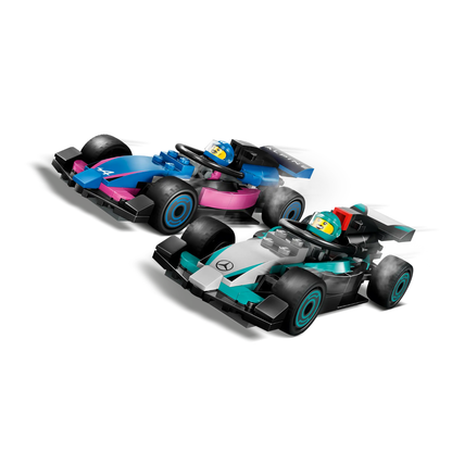 LEGO - Le Garage de F1 et les Voitures Mercedes-AMG et Alpine City 60444-&-costco-2560444-6