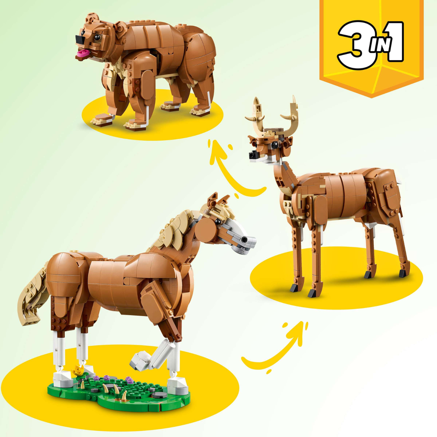 LEGO - Le Cheval Magnifique 3-en-1 Creator 31166-beautiful-horse-costco-2631166-7