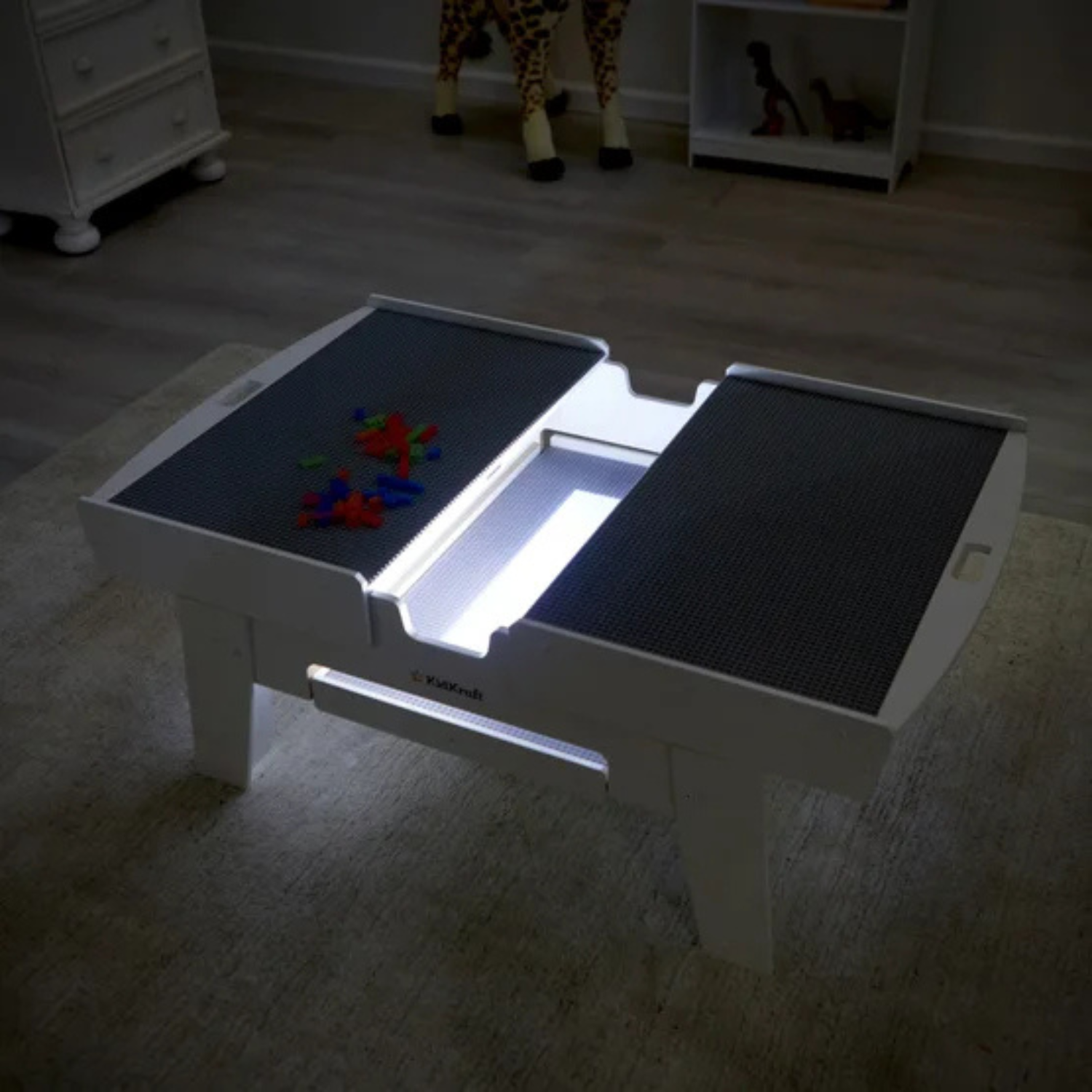 KIDKRAFT - Table d'Activité Lumineuse Building Bricks Play N Glow-light-up-table-activity-costco-178502-7