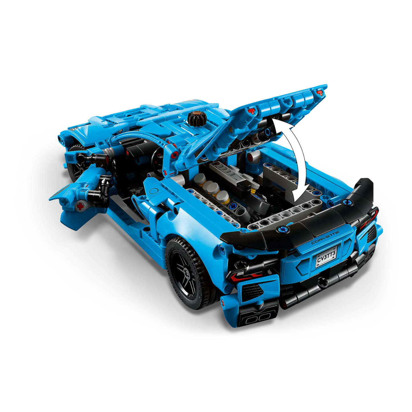 LEGO - Chevrolet Corvette Stingray Bleue Technic 42217 *Boite Endommagée*-costco-2542217-blue-6
