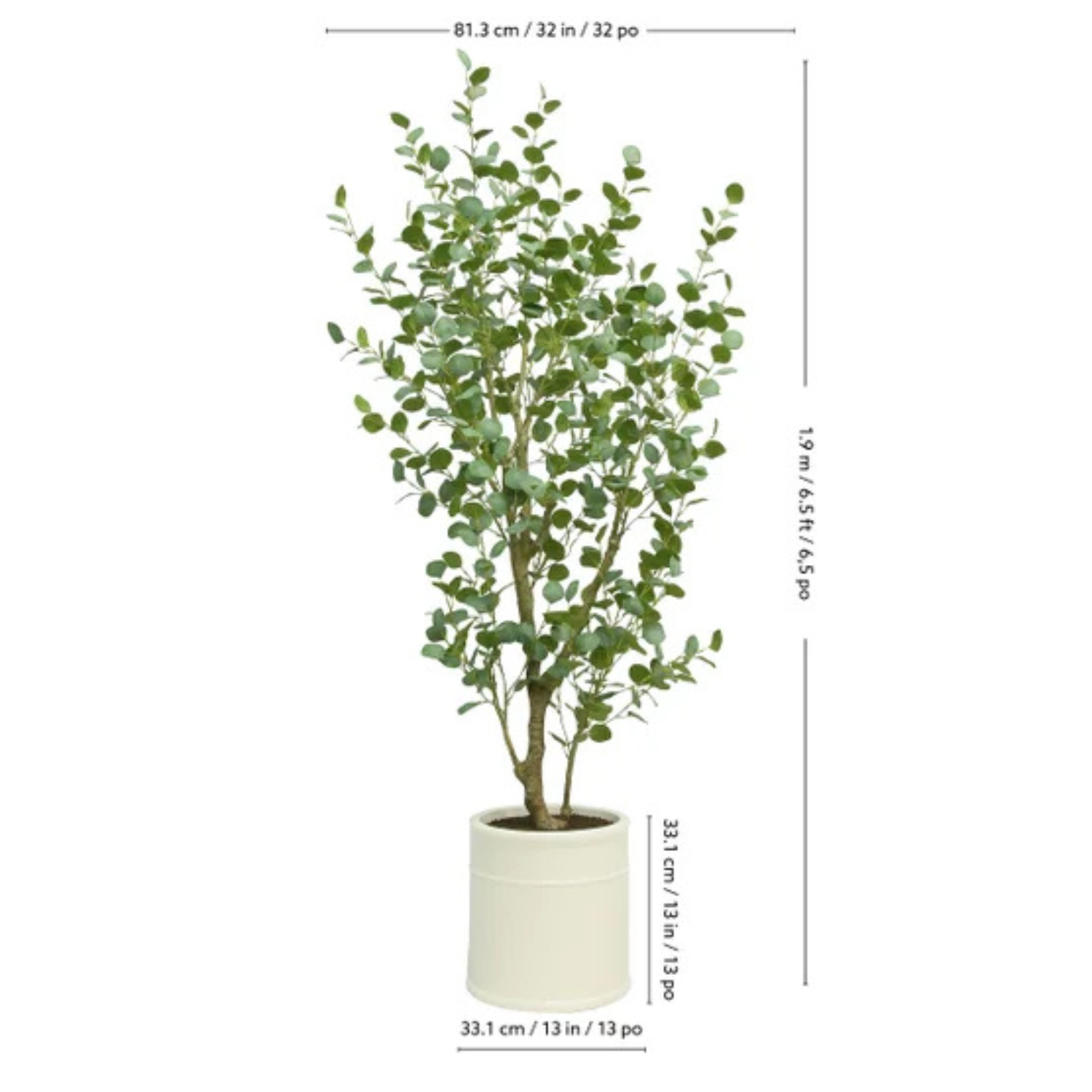 CGH - Eucalyptus Artificiel de 1,9 m *Boite Ouverte*-lifelike-faux-tree-6.6 ft- costco-1695603-7