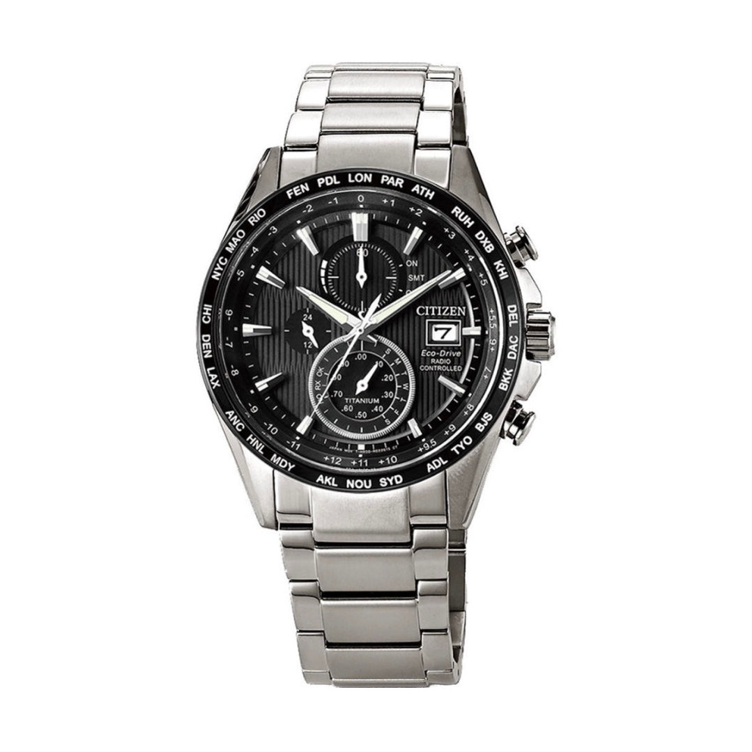 citizen-montre-homme-argent-noir-men-watch-silver-black