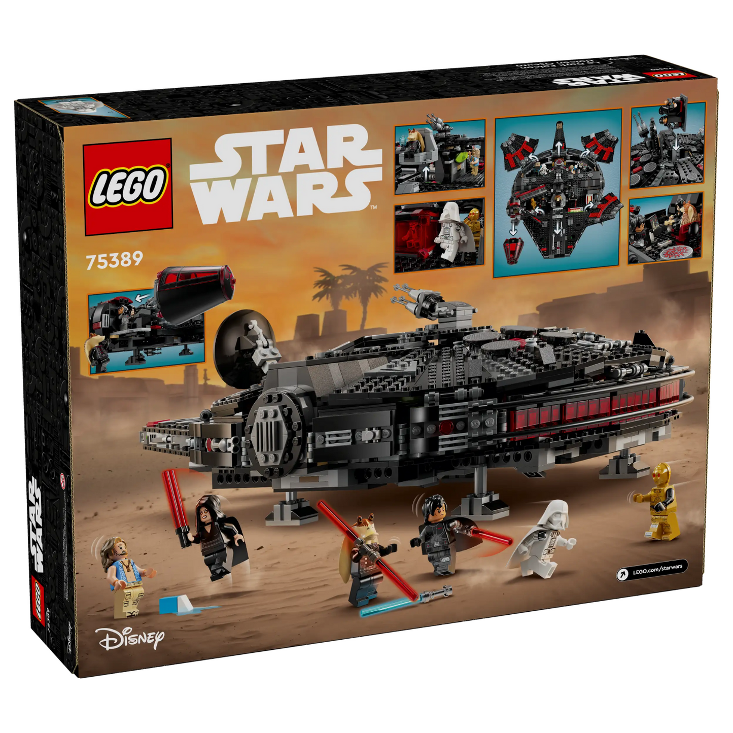 LEGO - Série de Collection Ultime Vaisseau Millenium Falcon 75192 et Vaisseau le Dark Falcon 75389 Star Wars *Boites Endommagées*-the-ultimate-collector-series-costco-5075192-9