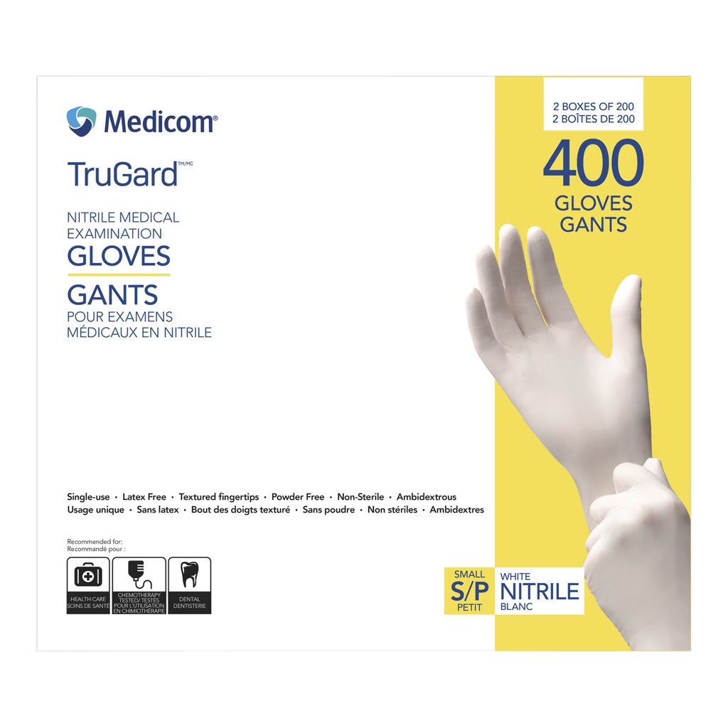 MEDICOM - Boite de 200 Gants pour Examens Médicaux en Nitrile--PACK-NITRILE-MEDICALEXAMINATION-GLOVES-COSTCO-1858760-SMALL-PETIT