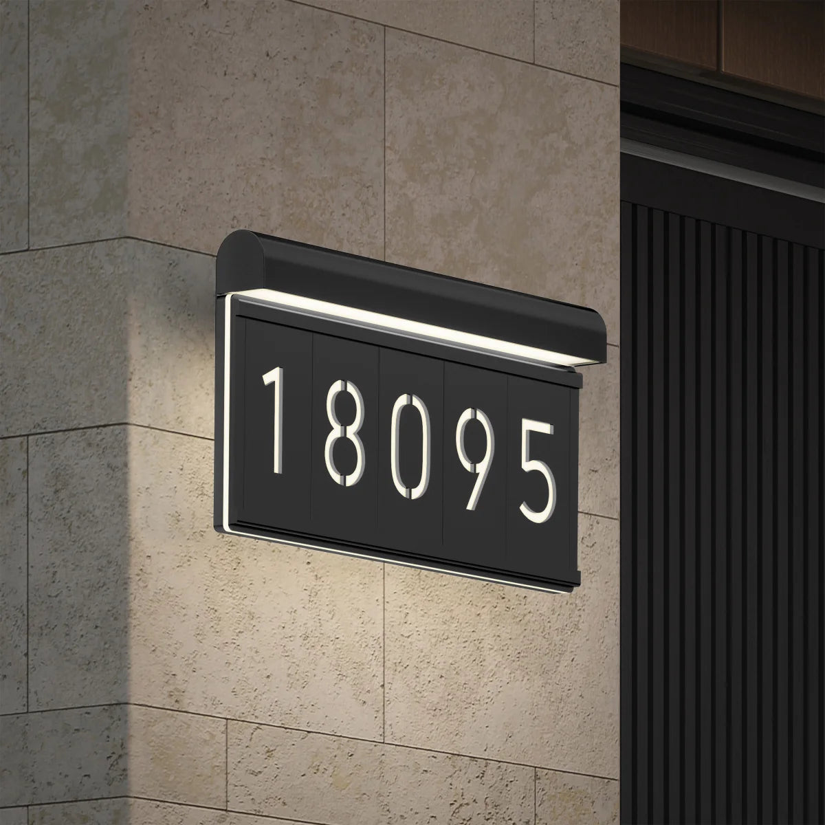 ARTIKA - Plaque d'Adresse Murale à Del Bowen-LED-ADDRESS-WALL-LIGHT-COSTCO-1938103-OUT-BOW5C-C1BL-8