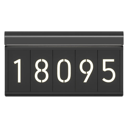 ARTIKA - Plaque d'Adresse Murale à Del Bowen-LED-ADDRESS-WALL-LIGHT-COSTCO-1938103-OUT-BOW5C-C1BL-2
