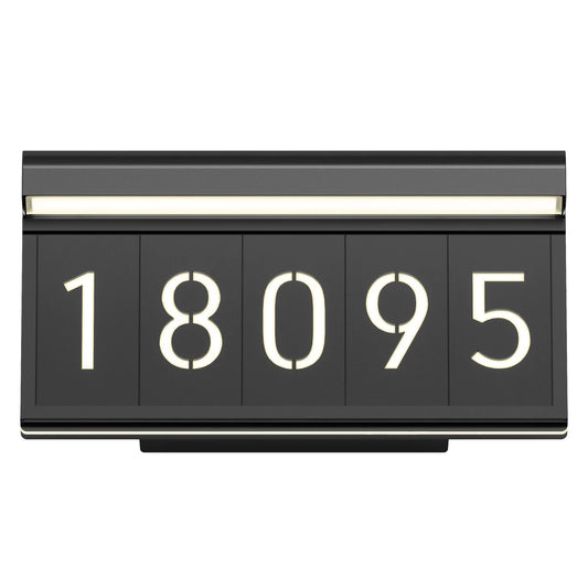 ARTIKA - Plaque d'Adresse Murale à Del Bowen-LED-ADDRESS-WALL-LIGHT-COSTCO-1938103-OUT-BOW5C-C1BL
