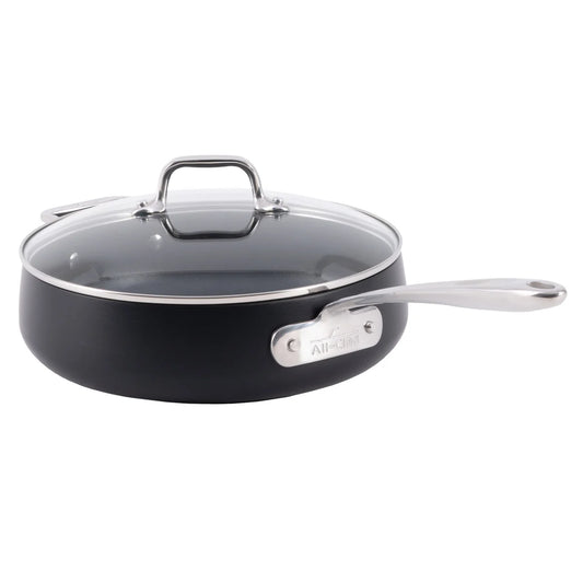 ALL-CLAD - Sauteuse Antiadhésive avec Couvercle HA1-SAUTÉ-PAN-WITH-LID-NONSTICK-CSOTCO-1893590