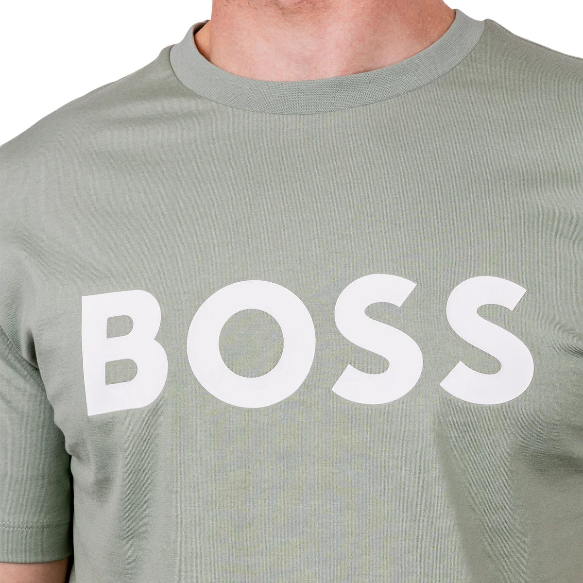 HUGO BOSS - Chandail à Manches Courtes pour Homme Tiburt-men's-short-sleeve-t-shirt-costco-1816155-GREEN-VERT-4
