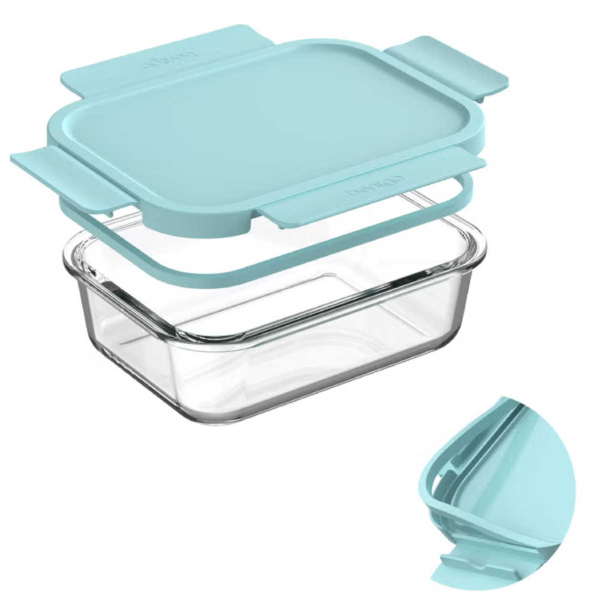 BENTGO - Ensemble de 6 Contenants en Verre | BENTGO – 6-Piece Leak-Proof Glass Food Storage Set 