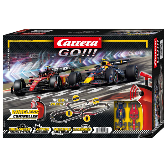 CARRERA GO!!! - Arene de Course avec Voitures de Course F1 et Manettes Sans Fil-racing-arena-race-cars-wireless-controlers-costco-2580158