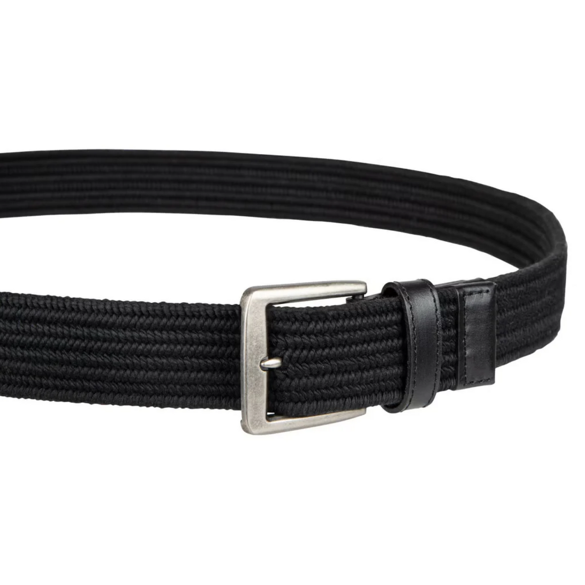 Ceinture Columbia extensible en toile avec détails en cuir pour homme | Columbia men's stretch canvas belt with leather details