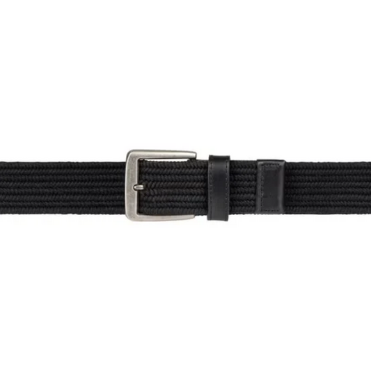 Ceinture Columbia extensible en toile avec détails en cuir pour homme | Columbia men's stretch canvas belt with leather details