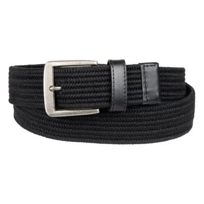Ceinture Columbia extensible en toile avec détails en cuir pour homme | Columbia men's stretch canvas belt with leather details