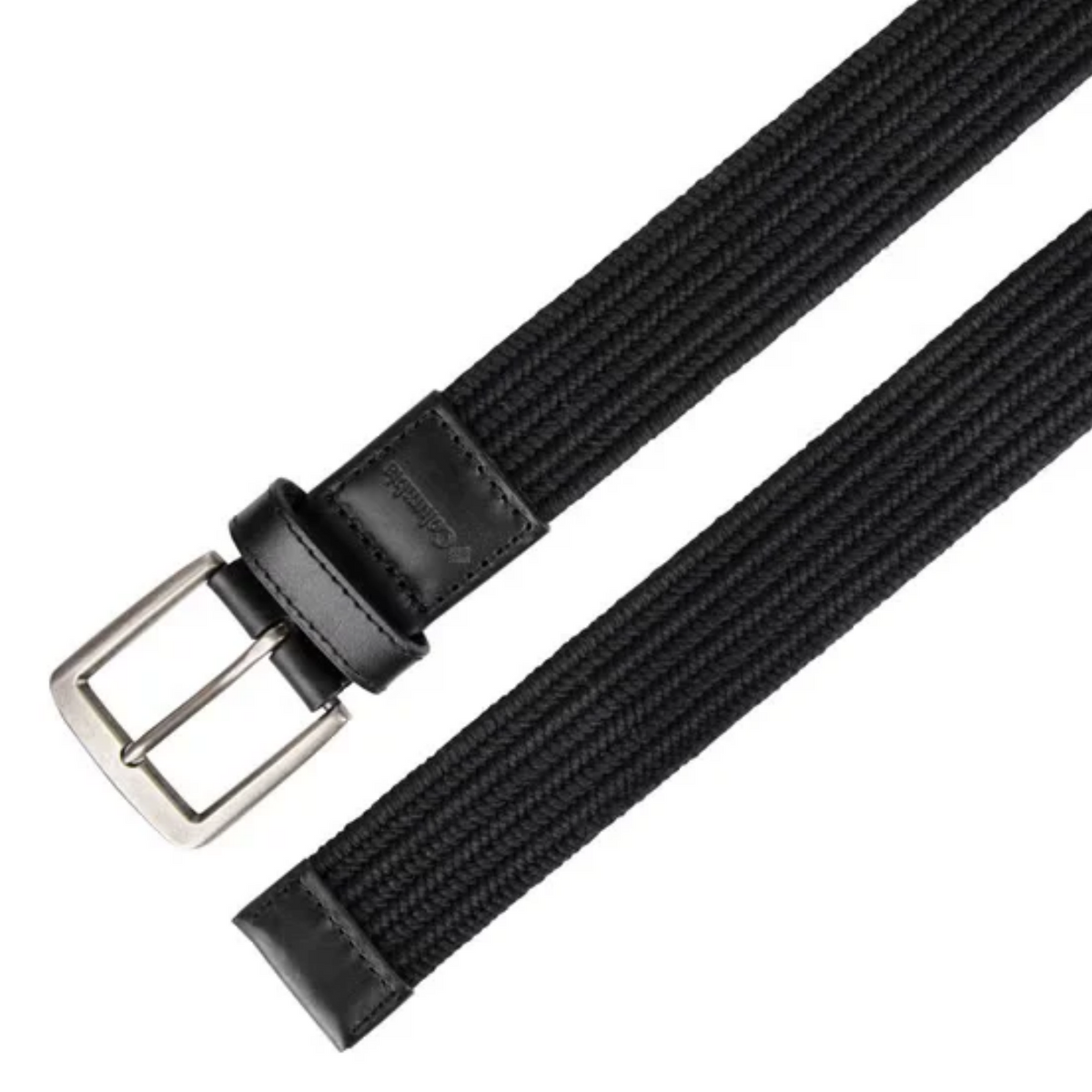 Ceinture Columbia extensible en toile avec détails en cuir pour homme | Columbia men's stretch canvas belt with leather details
