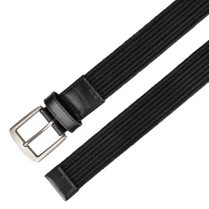 Ceinture Columbia extensible en toile avec détails en cuir pour homme | Columbia men's stretch canvas belt with leather details