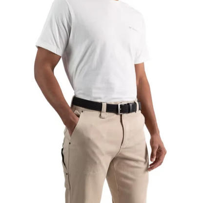 Ceinture Columbia extensible en toile avec détails en cuir pour homme | Columbia men's stretch canvas belt with leather details