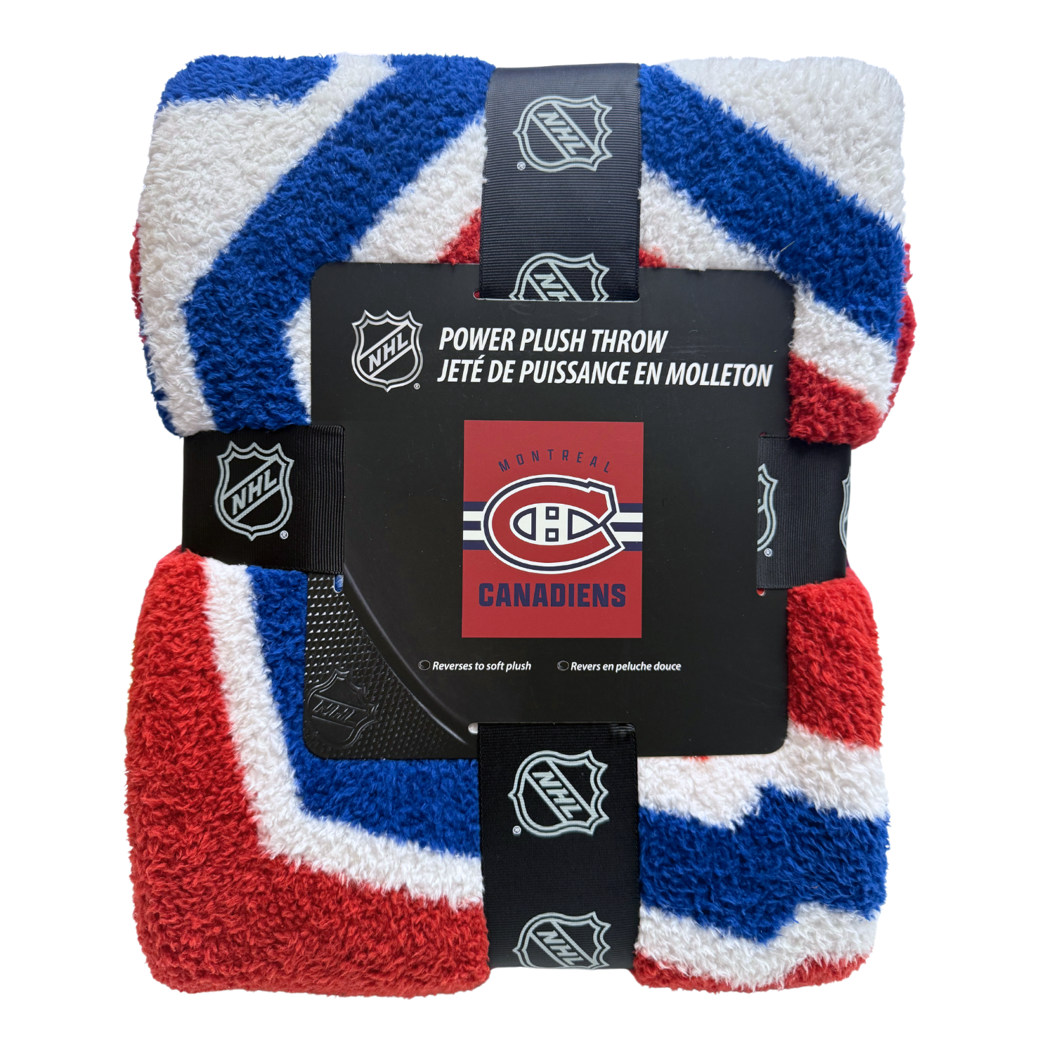 NHL - Jeté de Puissance en Molleton Canadiens de Montréal-montreal-canadians-power-plush-throw-costco-1808086