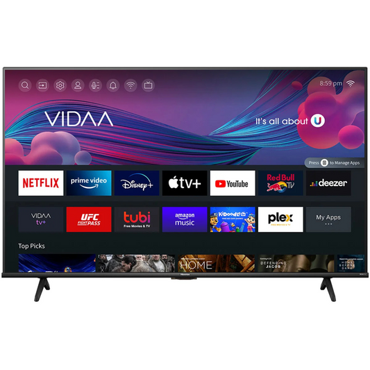 HISENSE - Téléviseur Intelligent VIDAA Ultra HD A6KV 4K A6KV de 65 po *Boite Ouverte*-smart-tv-in- 65A6KV