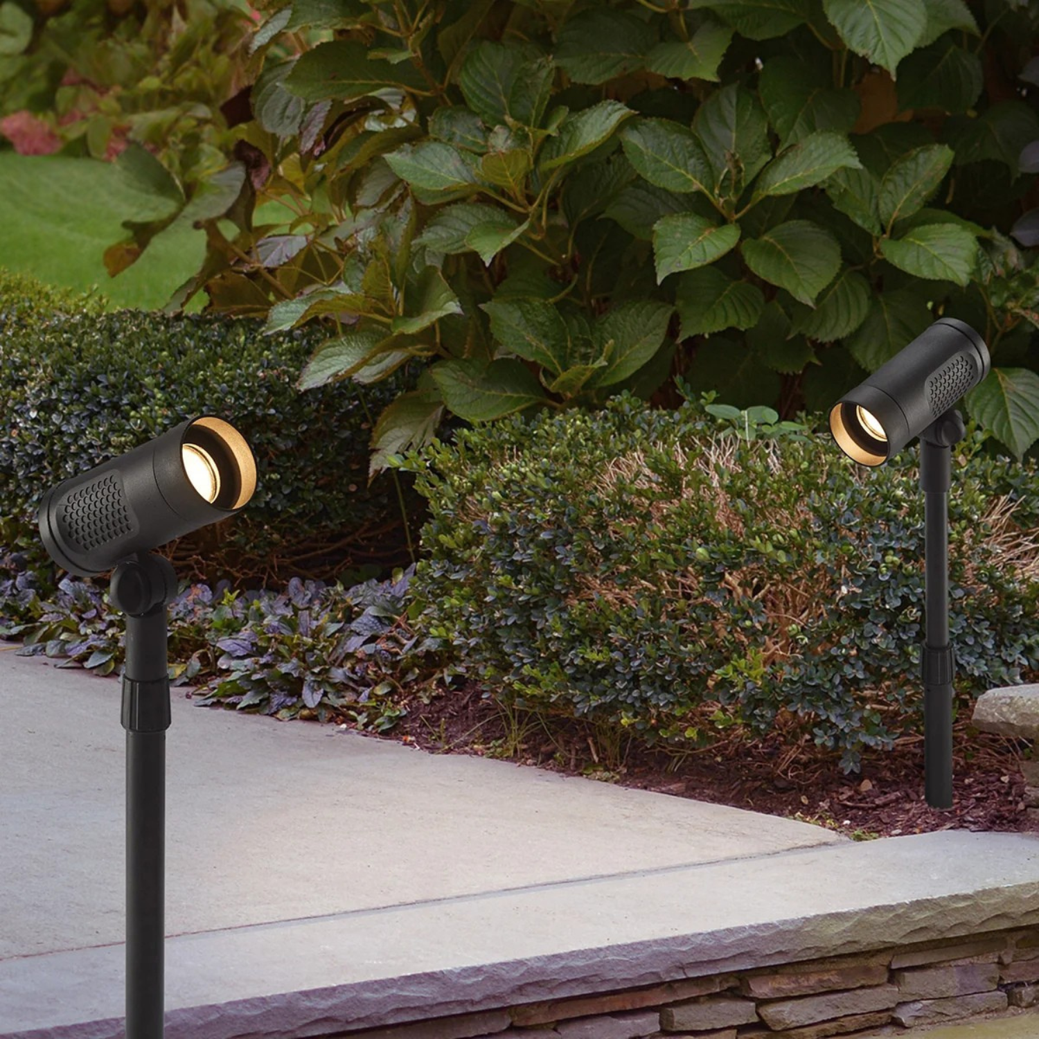PATHMARK LIGHTING - Ensemble de 2 Luminaires Solaires à DEL-solar-led-spot-light-pack-set-costco-1806345-2